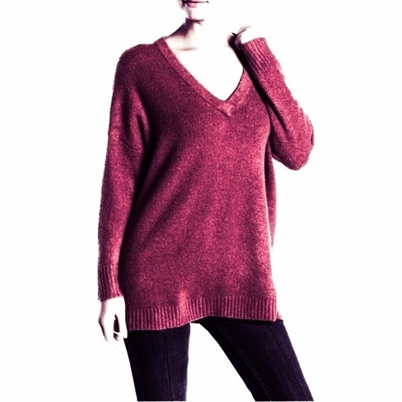 French Connection oversized v-neck sweater M - Picture 2 of 7